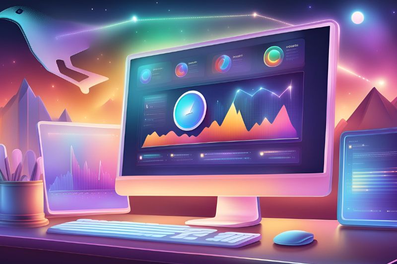 rankings and stats on computer screen.