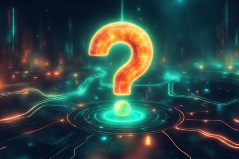 AI optimisation visualisation question mark image.